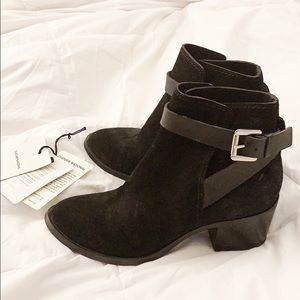 Costume National Suede Ankle Boots